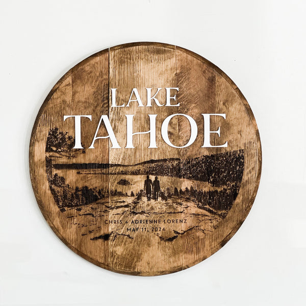 Personalized Image Engrave Barrel Top