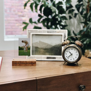 Personalized Mini Acrylic & Wood Picture Frame