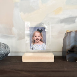 Mini Acrylic & Wood Picture Frame