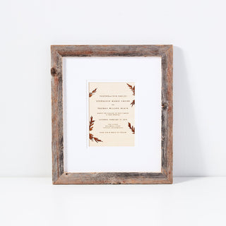 Personalized Invitation Etch + Frame