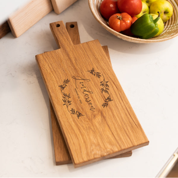 Cutting Board - Cherry Board with Handle - Personalized Gallery